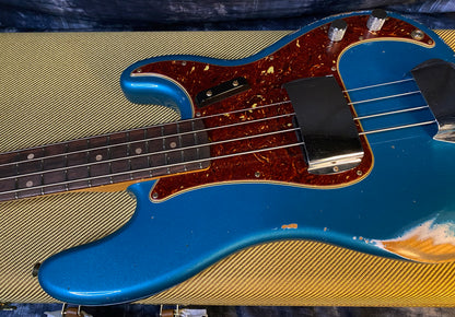 NEW ! 2024 Fender Custom Shop '63 Precision Bass Relic - Ocean Turquoise - 9.1 lbs - Authorized Dealer! In Stock! G03211