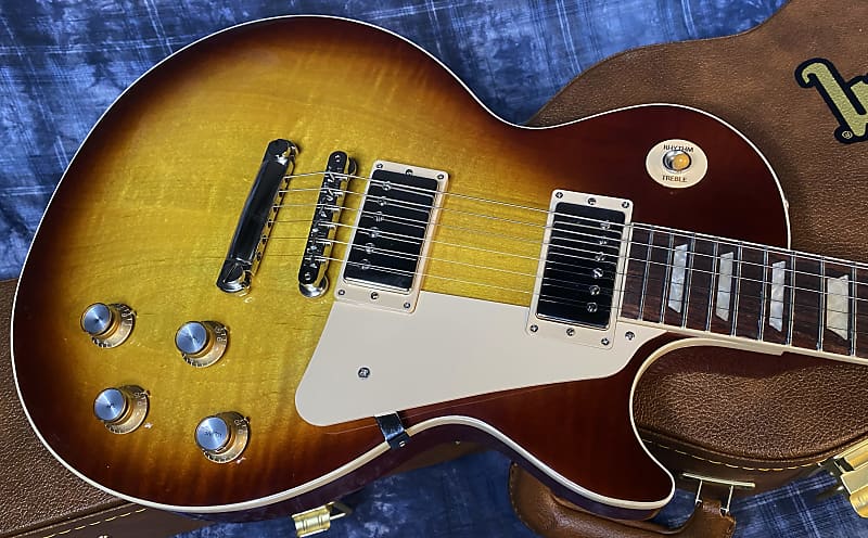 NEW! 2024 Gibson Les Paul 60's Standard Iced Tea - Authorized Dealer - Subtle Flame Maple Top - 9.8 lbs - G04134