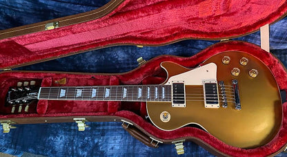 NEW ! 2024 Gibson Les Paul 50's Standard Bizarre Guitar 50th Anniversary Limited Edition All Gold Top, Back & Neck - Upgraded 57 Classic Pick-Ups - Speed Knobs - Titanium Saddles - Authorized Dealer - G03805 - Only 8.8 lbs!