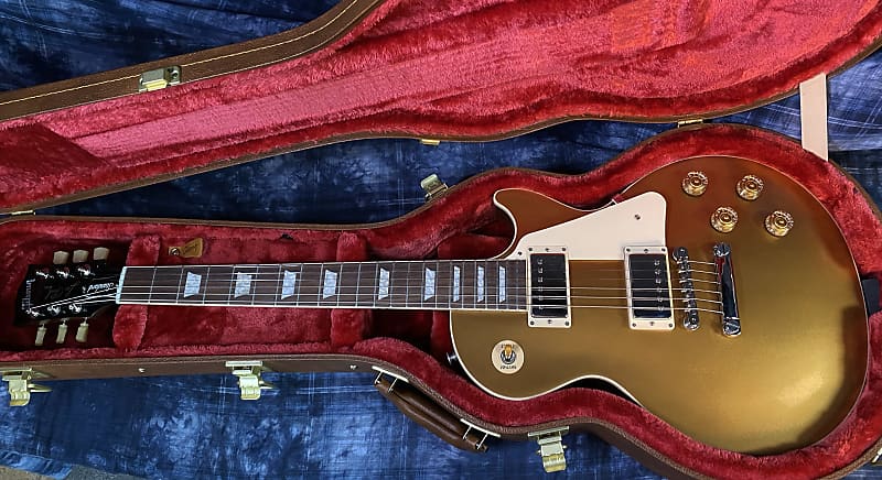 NEW ! 2024 Gibson Les Paul 50's Standard Bizarre Guitar 50th Anniversary Limited Edition All Gold Top, Back & Neck - Upgraded 57 Classic Pick-Ups - Speed Knobs - Titanium Saddles - Authorized Dealer - G03805 - Only 8.8 lbs!