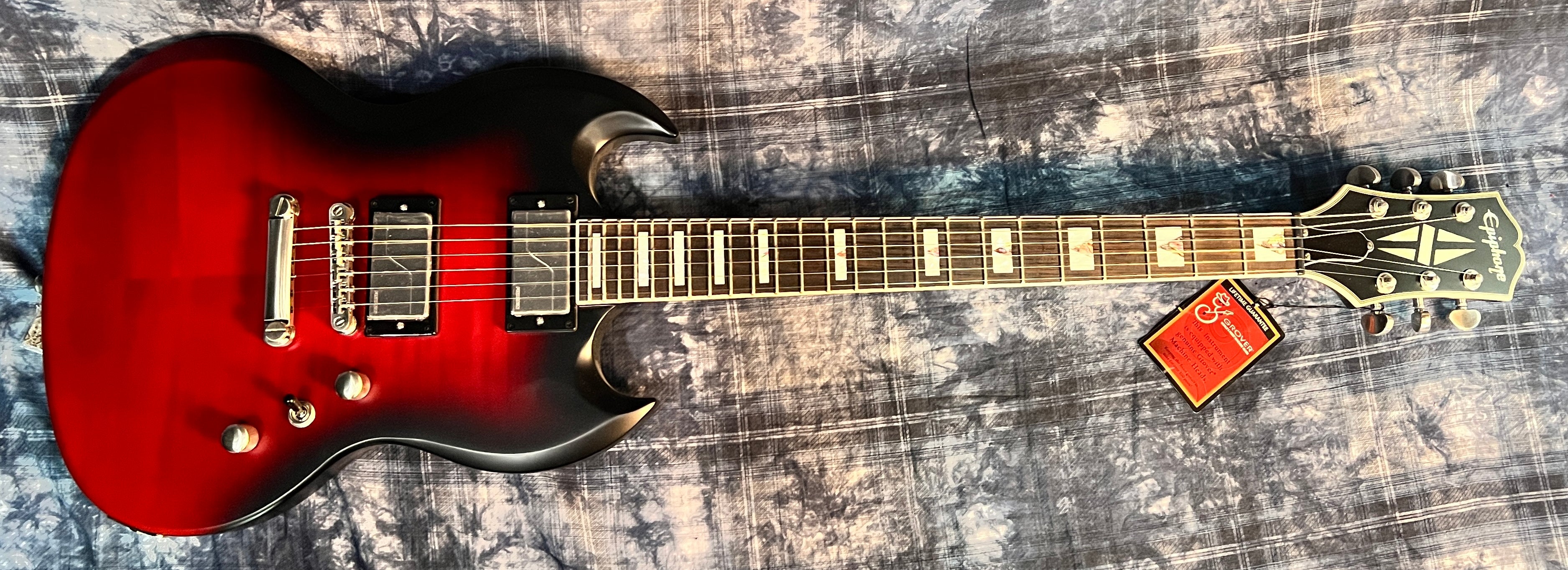 Epiphone SG Prophecy 2020 - Present - Red Tiger Aged Gloss - Authorized Dealer