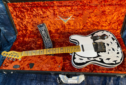 NEW ! 2024 Fender Custom Shop Limited-Edition Masterbuilt Waylon Jennings Telecaster Relic - David Brown - Authorized Dealer - In-Stock! G02527