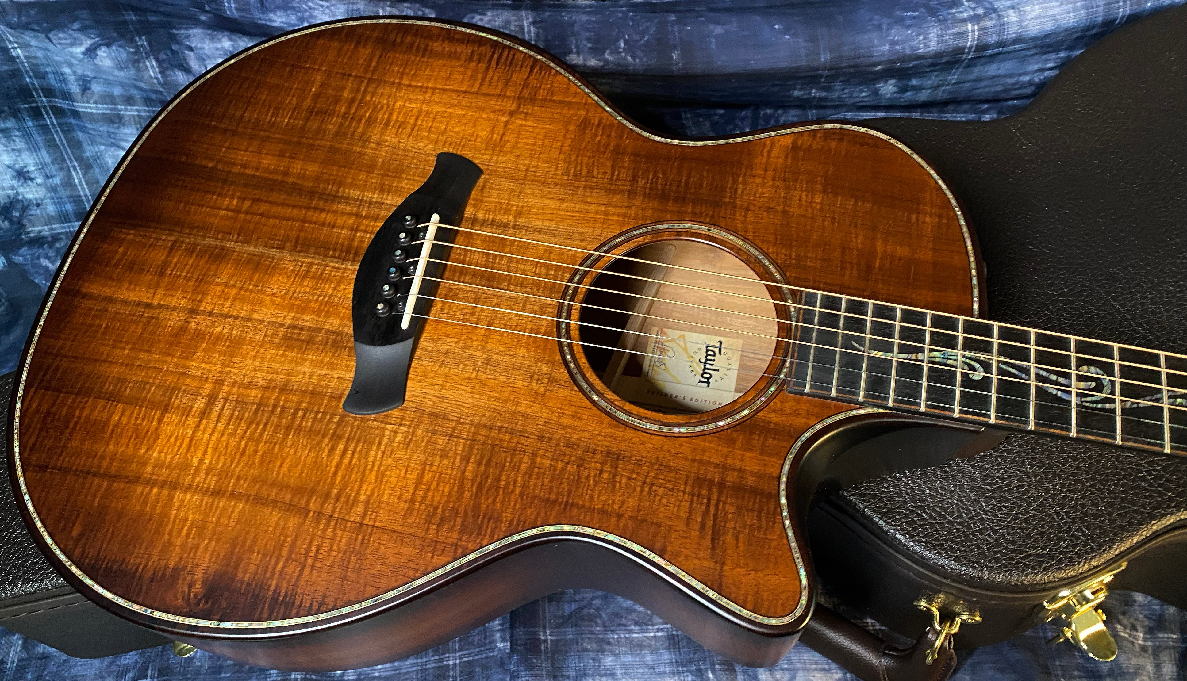 NEW! 2024 Taylor Builder's Edition K24ce Koa Top Back Sides V-Class - Authorized Dealer - 4.75lbs - G03246