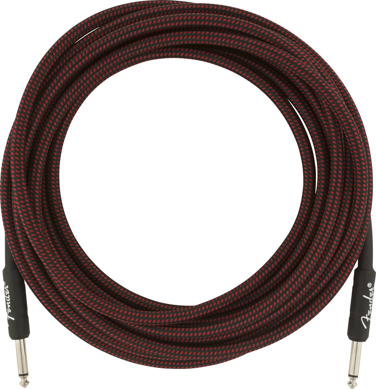 NEW ! Fender Professional Series Instrument Cable, 18.6', Red Tweed - Authorized Dealer - Lifetime Warranty