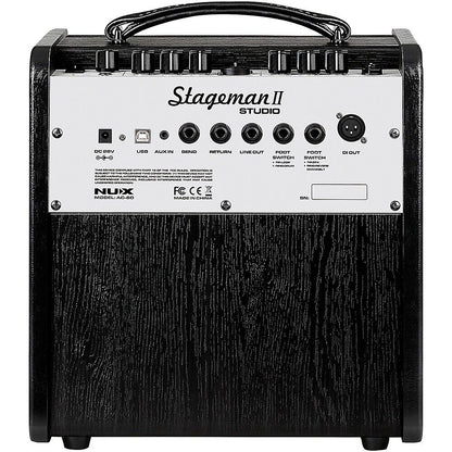 NuX Stageman II AC-60 60-Watt 1x6.5" Acoustic Guitar Combo - Authorized Dealer 2021 - Present - Brown