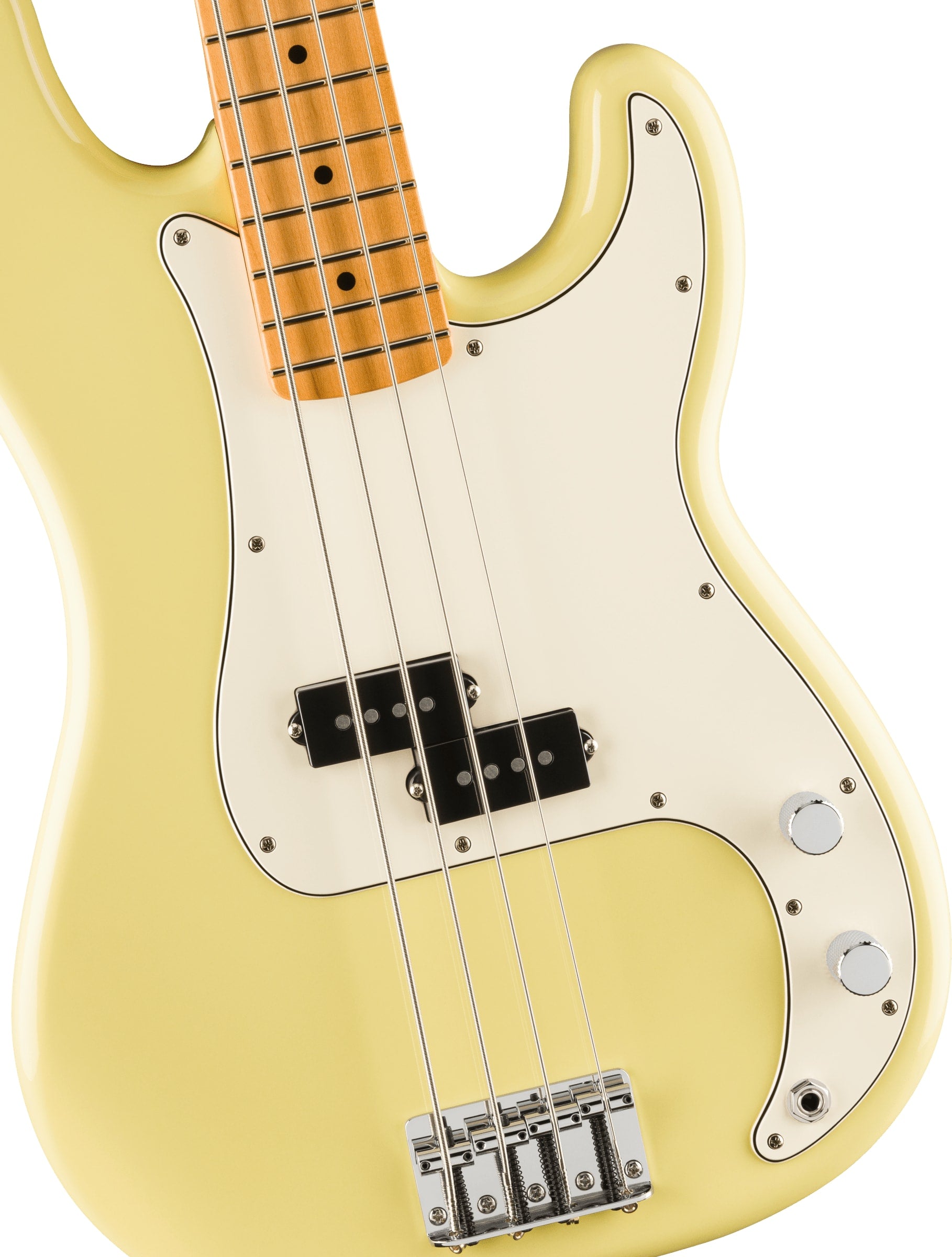 NEW! 2024 Fender  Player II Precision Bass - Maple Fingerboard - Hialeah Yellow - Authorized Dealer - In-Stock! G03915