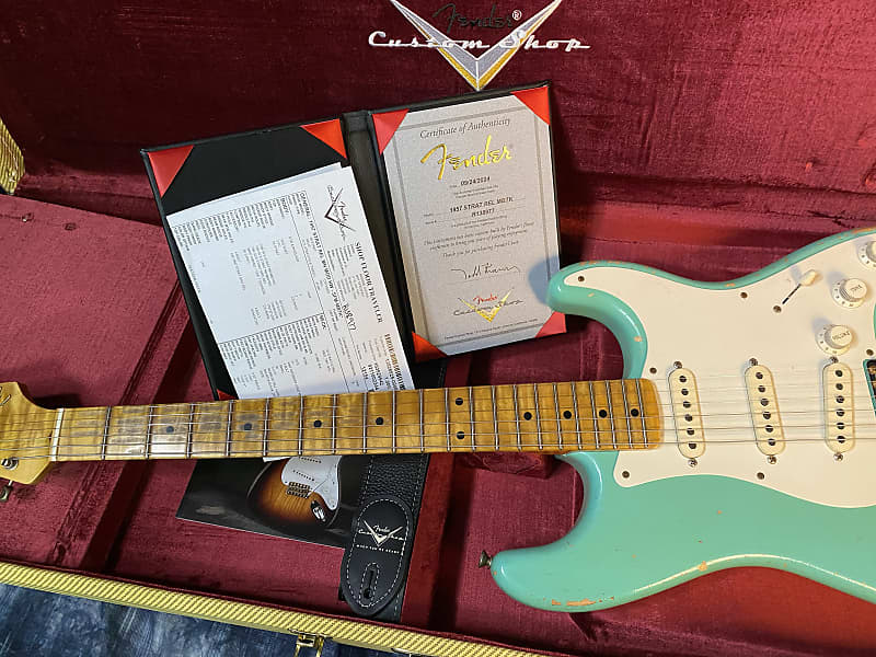 BRAND NEW! 2024 Fender Custom Shop Master Built Todd Krause MBTK - '57 Heavy Relic Stratocaster - Seafoam Green - Authorized Dealer - Only 7.2 lbs - G04060