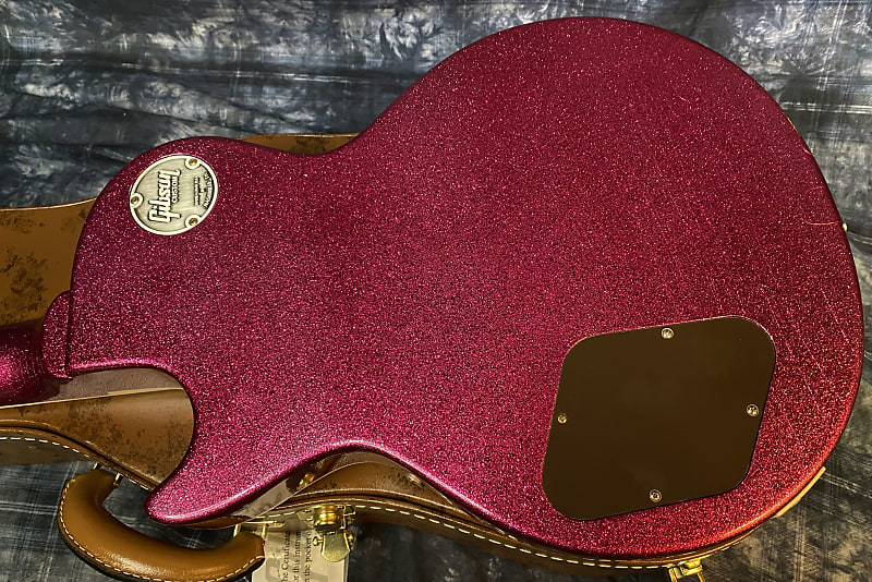 NEW! 2024 Gibson Custom Shop Dealer Select Murphy Lab '57 Les Paul Pink Sparkle Ultra Light Aged - Authorized Dealer - 8.9 lbs - G03940