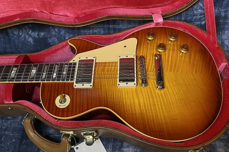 NEW! 2024 Gibson Custom Shop 1959 Les Paul Standard VOS - Sunrise Teaburst - Hand-Picked Top - Dealer Select - 8.5 lbs - Authorized Dealer - G04180