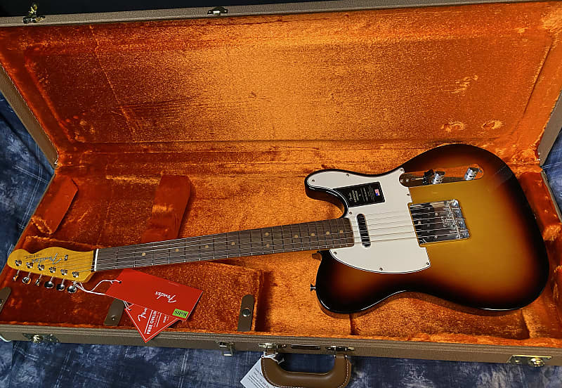 NEW ! 2024 Fender American Vintage II '63 Telecaster Sunburst - 7.8lbs - In Stock - Authorized Dealer - G04288