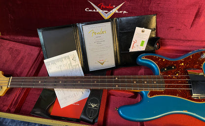 NEW ! 2024 Fender Custom Shop '63 Precision Bass Relic - Ocean Turquoise - 9.1 lbs - Authorized Dealer! In Stock! G03211