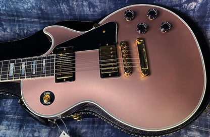 BRAND NEW! 2024 Gibson Dealer Select Custom Shop Les Paul Custom - Rose Gold Authorized Dealer - Only 9.4 lbs! - G03342