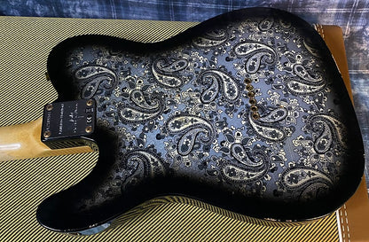 NEW! 2024 Fender Custom Shop '68 Reissue Telecaster Relic Limited Edition - Black Paisley - Authorized Dealer - 7.5 lbs - G04097