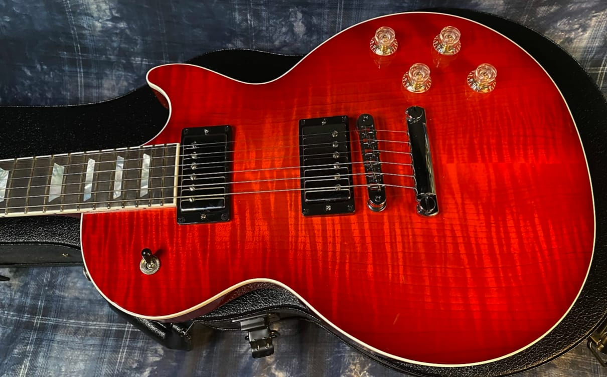 BRAND NEW! 2024 Gibson Les Paul Modern Figured - Cherry Burst - Authorized Dealer - Only 8.4 lbs - G03353