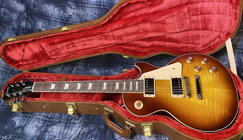 NEW! 2024 Gibson Les Paul 60's Standard Iced Tea - Authorized Dealer - Great Flame Maple Top - 9.6 lbs - G04133