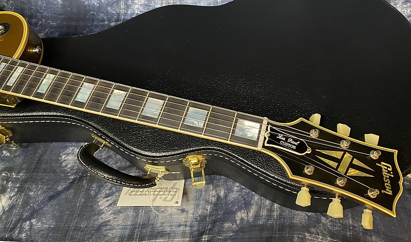 NEW! 2024 Gibson Les Paul Custom 57 Murphy Lab Ultra Light Aged Custom Shop - Bizarre Guitar 50th Anniversary Model - 9.5 lbs - All Double Gold - Authorized Dealer - G04169