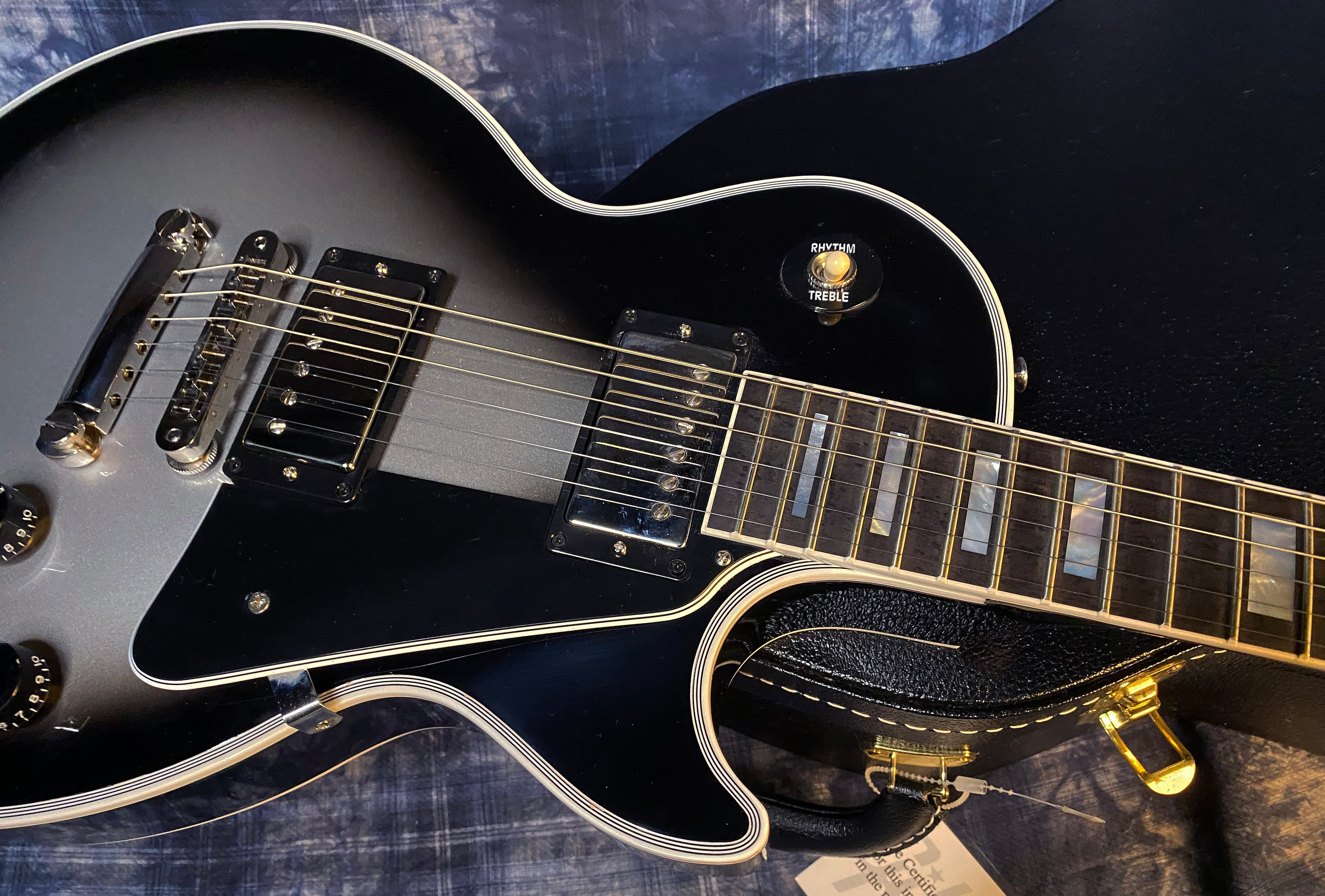 NEW! 2024 Gibson Custom Shop Les Paul Custom - Authorized Dealer - Silverburst - Super RARE! 10.25 lbs of LP Tone! - G03298