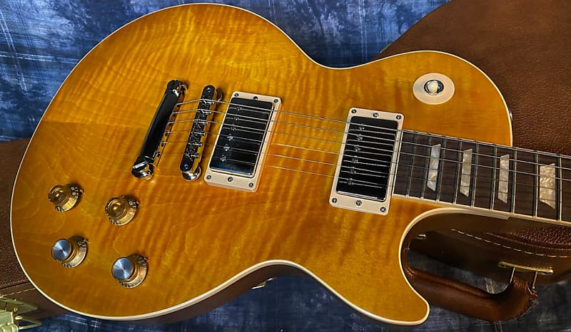 BRAND NEW ! 2024 Gibson Kirk Hammett "Greeny” Les Paul Standard﻿﻿ Greeny Burst - 9 lbs - Authorized Dealer - G03780