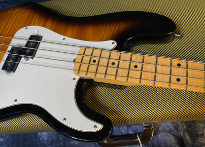 MINTY! 2012 Fender American Select Precision Bass - Flamed Maple Top - From our Vintage Vault - 8.4lbs - Serial #US12182168