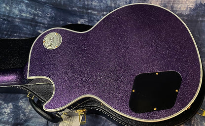 NEW! 2024 Gibson Dealer Select Custom Shop Les Paul Custom Purple Sparkle - Authorized Dealer - 9.9lbs G03948