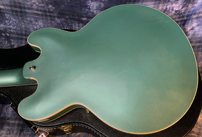 NEW! 2024 Gibson Custom Shop 1961 ES-335 Reissue - Inverness Green Sparkle VOS Finish - Custom Order Made 2 Measure - Super Limited Run - M2M - Authorized Dealer - 8 lbs - G03282