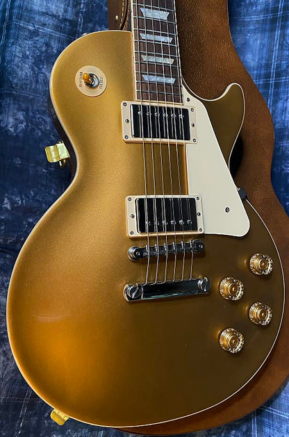 NEW ! 2024 Gibson Les Paul 50's Standard Bizarre Guitar 50th Anniversary Limited Edition All Gold Top, Back & Neck - Upgraded 57 Classic Pick-Ups - Speed Knobs - Titanium Saddles - Authorized Dealer - G03783 - 9.5 lbs!