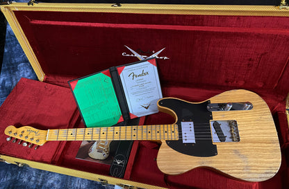 UNPLAYED ! 2024 Fender Custom Shop Master Built David Brown - Loaded CuNiFe Telecaster Custom Heavy Relic - Authorized Dealer - Only 6.85lbs - G02102 - SAVE!