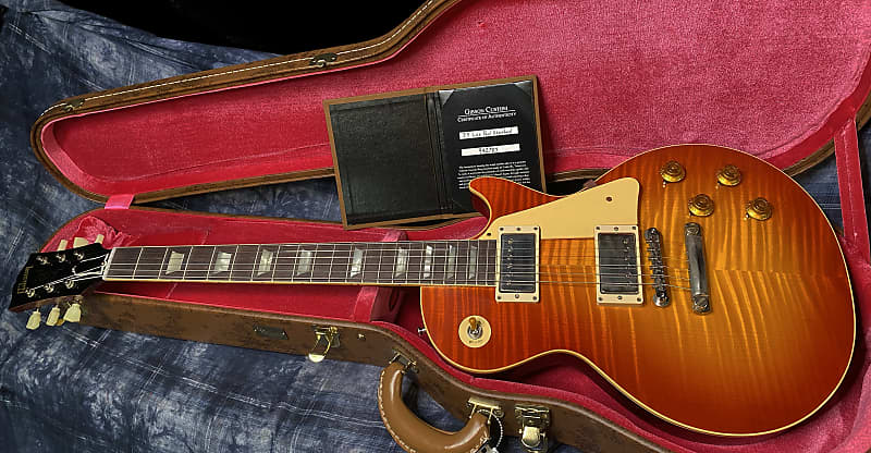 NEW! 2024 Gibson Custom Shop 1959 Les Paul Standard VOS - Sunrise Teaburst - Hand-Picked Top - Dealer Select - 8.6 lbs - Authorized Dealer - G03866