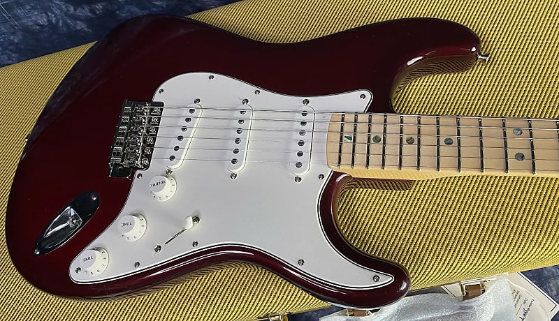 NEW ! 2024 Fender Robin Trower Signature Stratocaster - Midnight Wine Burst - Authorized Dealer - 8.3 lbs - G03155