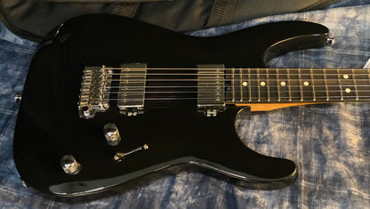 NEW ! 2024 Charvel Pro-Mod DK22 HH 2PT EB Gloss Black - 7.35 lbs - Authorized Dealer - In-Stock! G02498