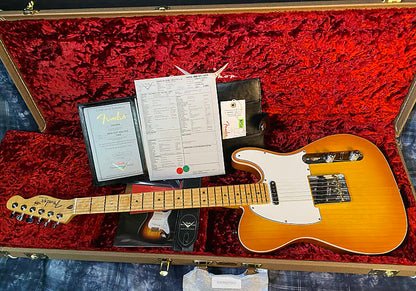 NEW! 2024 Fender Custom Shop American Classic Telecaster - Honey Burst - Birdseye Maple Neck - Authorized Dealer - 7.55lbs - G04094