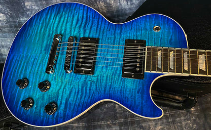 NEW ! 2024 Gibson Les Paul Modern Figured - Cobalt Burst - Beautiful Curly Flame Top! Authorized Dealer - 9 lbs - G03774