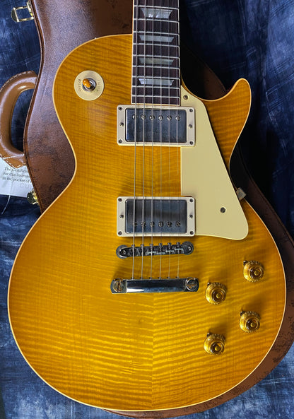 NEW! 2024 Gibson Custom Shop 1959 Les Paul - Dirty Lemon - Authorized Dealer - Hand Picked Killer Flame Top VOS - Only 8.5 lbs! - G03087