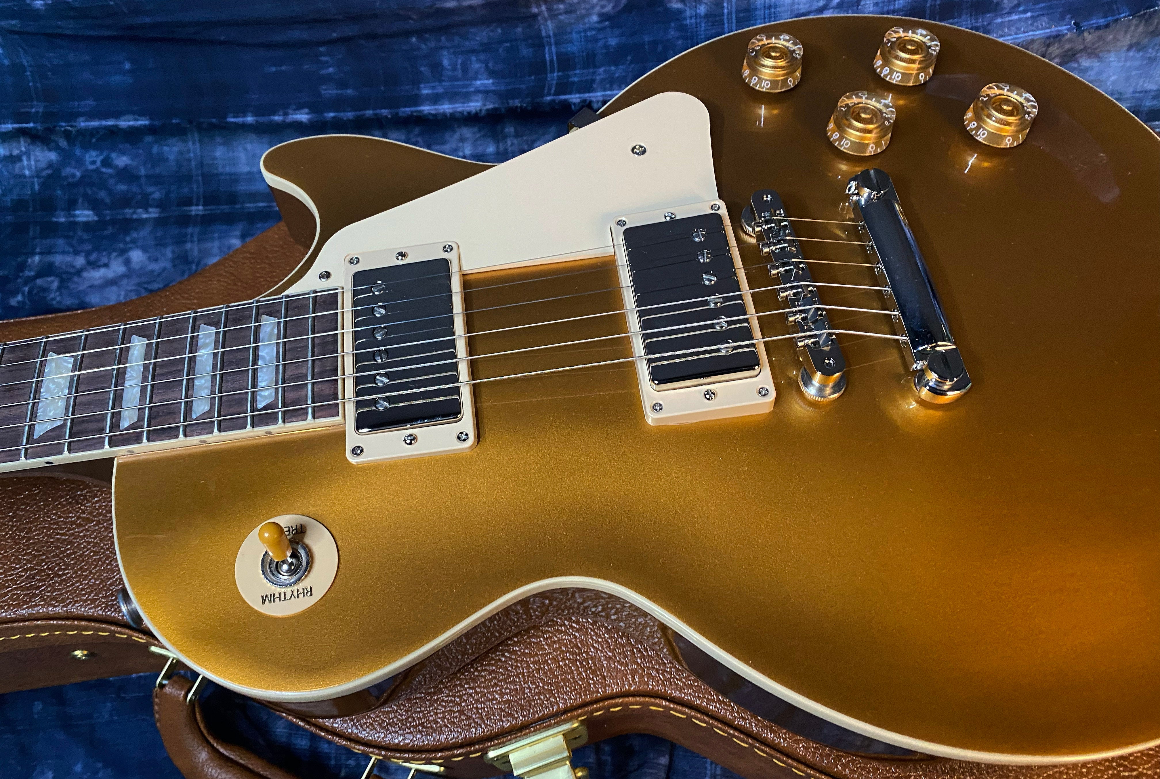 NEW ! 2024 Gibson Les Paul 50's Standard Bizarre Guitar 50th Anniversary Limited Edition All Gold Top, Back & Neck - Upgraded 57 Classic Pick-Ups - Speed Knobs - Titanium Saddles - Authorized Dealer - G03501 - Only 9.2 lbs