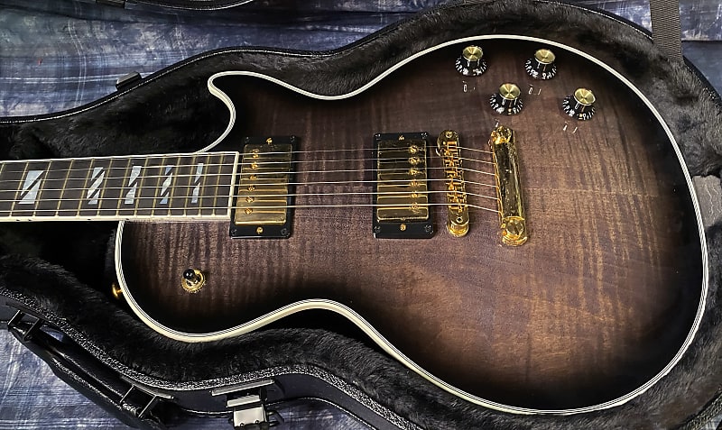 NEW ! 2024 Gibson Les Paul Supreme - Trans Ebony Burst - Authorized Dealer - Only 8.2 lbs - G03819