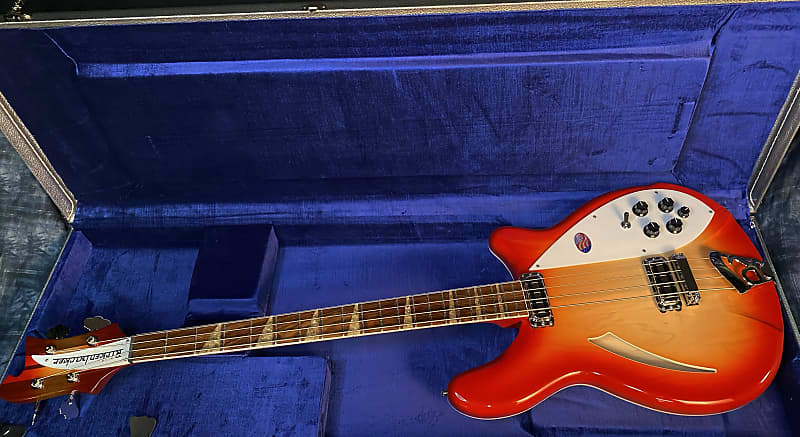 NEW ! 2024 Rickenbacker 4005V Fire Glo FG Fireglo Semi-Hollow Body Bass - Authorized Dealer - In-Stock! 9.1 lbs - G03968