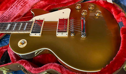 NEW ! 2024 Gibson Les Paul 50's Standard Bizarre Guitar 50th Anniversary Limited Edition All Gold Top, Back & Neck - Upgraded 57 Classic Pick-Ups - Speed Knobs - Titanium Saddles - Authorized Dealer - G03783 - 9.5 lbs!