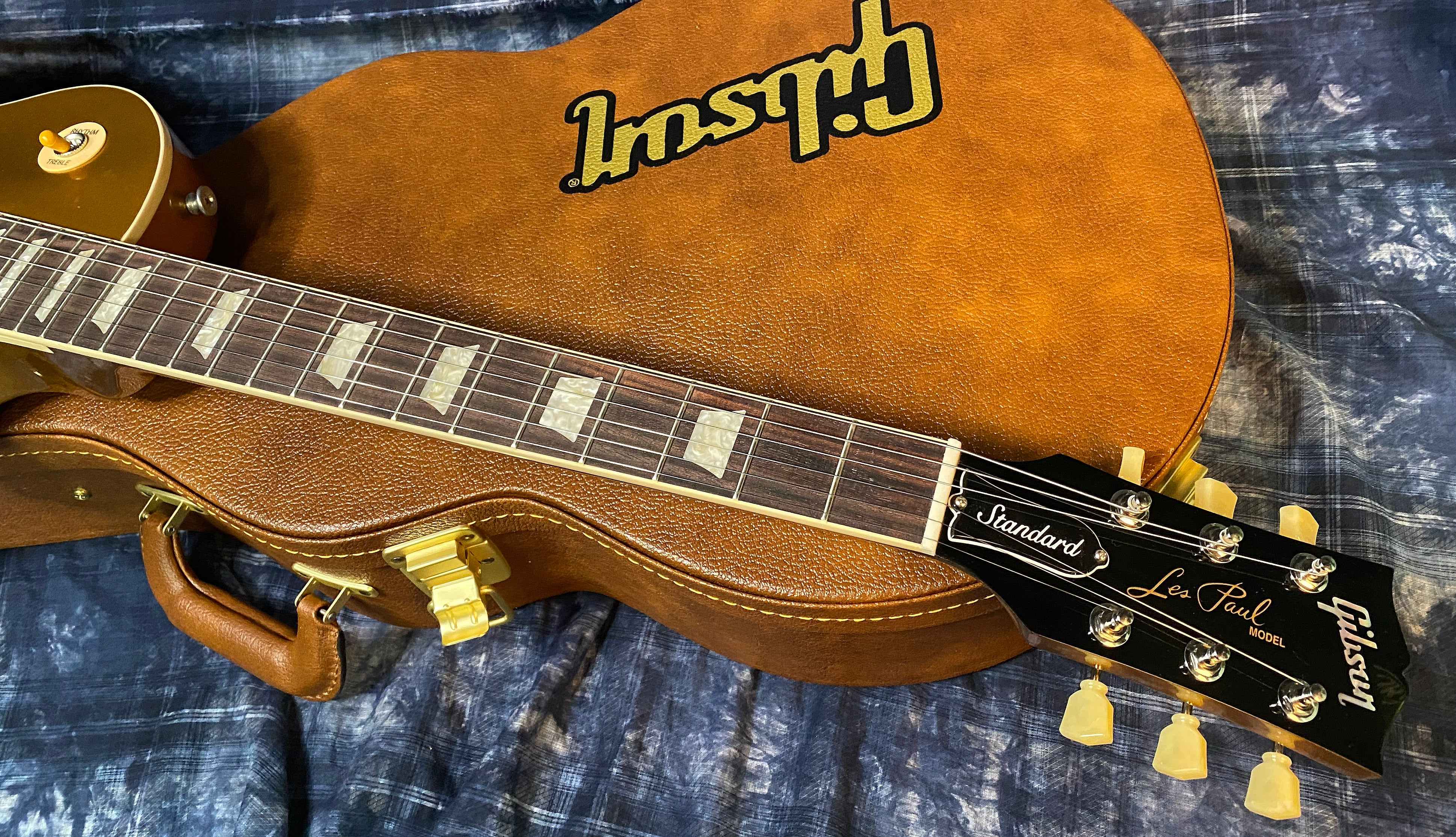 NEW ! 2024 Gibson Les Paul 50's Standard Bizarre Guitar 50th Anniversary Limited Edition All Gold Top, Back & Neck - Upgraded 57 Classic Pick-Ups - Speed Knobs - Titanium Saddles - Authorized Dealer - G03501 - Only 9.2 lbs