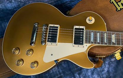 NEW ! 2024 Gibson Les Paul 50's Standard Bizarre Guitar 50th Anniversary Limited Edition All Gold Top, Back & Neck - Upgraded 57 Classic Pick-Ups - Speed Knobs - Titanium Saddles - Authorized Dealer - G03764 - 9.6 lbs