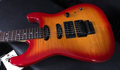 NEW OLD STOCK! 2005 Charvel San Dimas Floyd Rose USA Custom Shop - Flame Top - Sunburst - Authorized Dealer - 8.6lbs - Serial # C6951