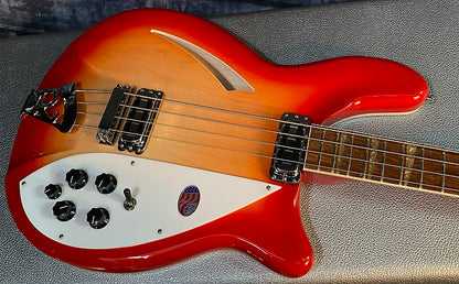 NEW ! 2024 Rickenbacker 4005V Fire Glo FG Fireglo Semi-Hollow Body Bass - Authorized Dealer - In-Stock! 9.1 lbs - G03897