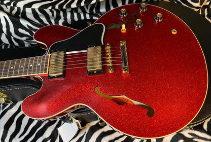 NEW! 2024 Gibson Custom Shop 1961 ES-335 Reissue - Red Sparkle VOS Finish - Custom Order Made 2 Measure - Limited Edition! - Authorized Dealer - 8lbs - In-Stock G02409