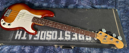 1983 Fender USA Precision Bass - Sienna Sunburst - 9.1lbs! Hardshell Case - From Our Vault!