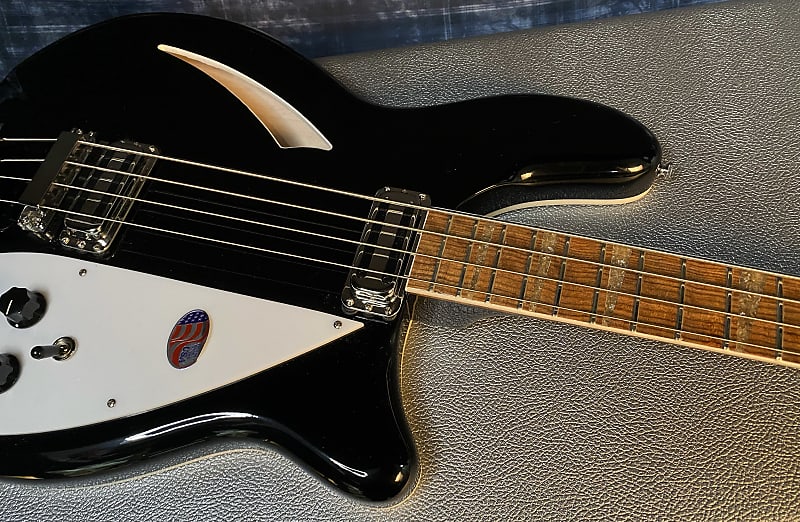 NEW ! 2024 Rickenbacker 4005V Jet Glo JG Jetglo Semi-Hollow Body Bass - Authorized Dealer - In-Stock! 8.8 lbs - G03971