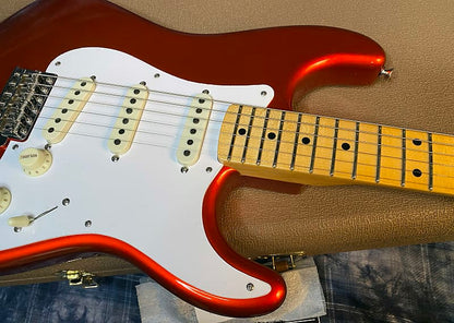 NEW ! 2024 Fender Custom Shop 1957 Stratocaster - Super Thin Lacquer Candy Tangerine TCP Finish - Poblano Pick Ups - Authorized Dealer - NOS - 7.8lbs - G03920