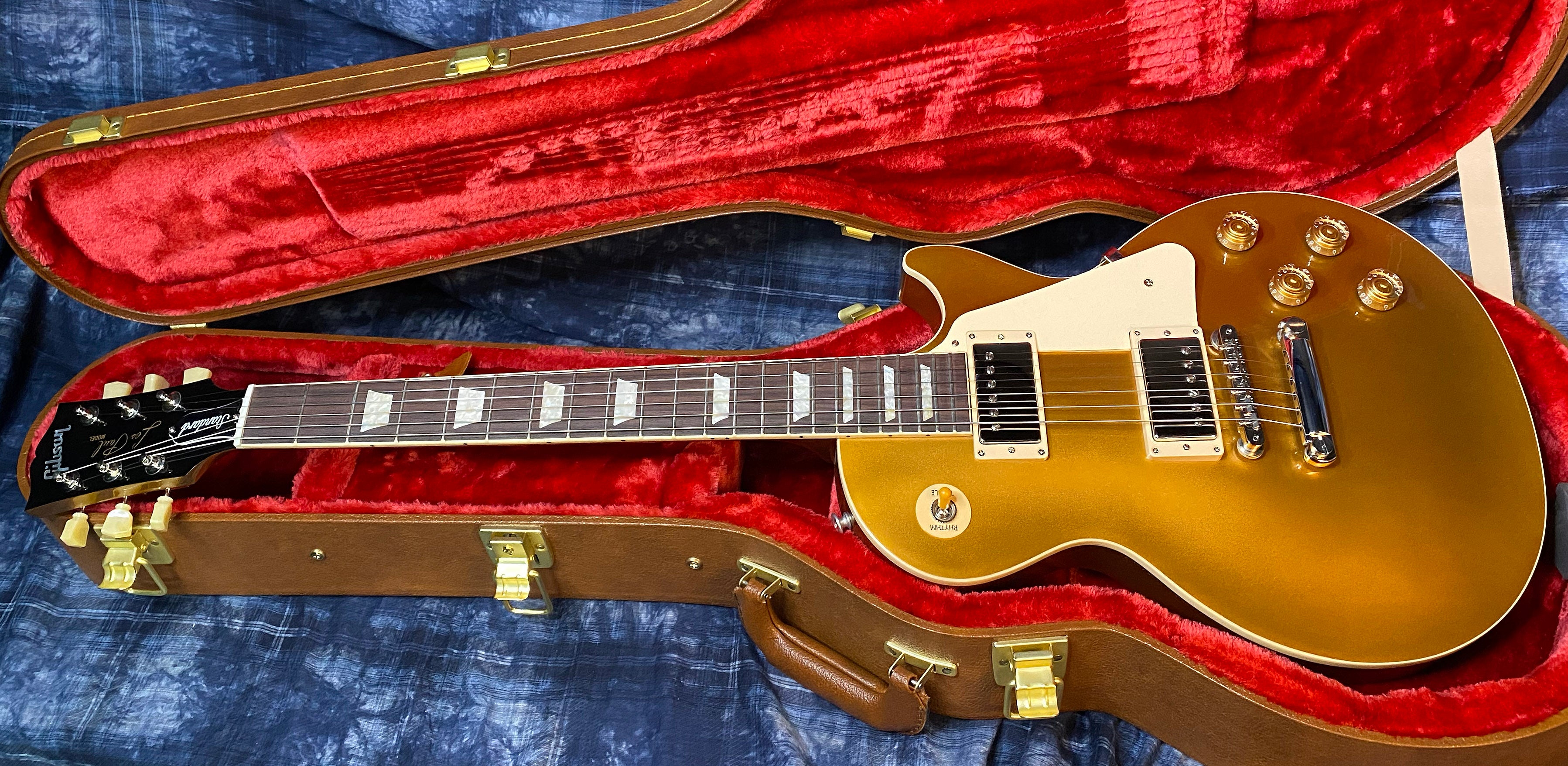 NEW ! 2024 Gibson Les Paul 50's Standard Bizarre Guitar 50th Anniversary Limited Edition All Gold Top, Back & Neck - Upgraded 57 Classic Pick-Ups - Speed Knobs - Titanium Saddles - Authorized Dealer - G03518 - 10.4lbs!