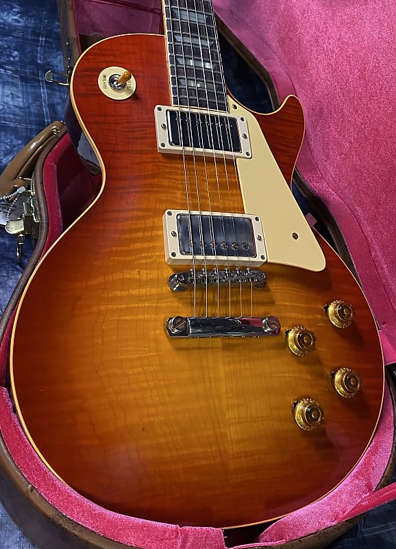 NEW! 2024 Gibson Custom Shop 1959 Les Paul Standard VOS - Sunrise Teaburst - Hand-Picked Top - Dealer Select - 9 lbs - Authorized Dealer - G03851