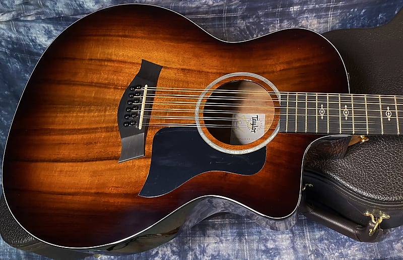 NEW ! 2024 Taylor 264ce-K DLX Grand Auditorium 12-string Acoustic-Electric Guitar - Shaded Edge Burst - Authorized Dealer - 5.1lbs - G03736