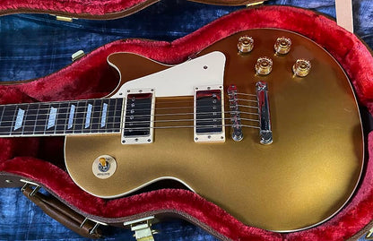 NEW ! 2024 Gibson Les Paul 50's Standard Bizarre Guitar 50th Anniversary Limited Edition All Gold Top, Back & Neck - Upgraded 57 Classic Pick-Ups - Speed Knobs - Titanium Saddles - Authorized Dealer - G03818 - 9.5 lbs