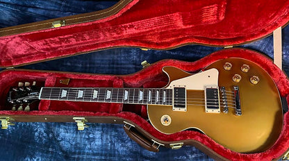 NEW ! 2024 Gibson Les Paul 50's Standard Bizarre Guitar 50th Anniversary Limited Edition All Gold Top, Back & Neck - Upgraded 57 Classic Pick-Ups - Speed Knobs - Titanium Saddles - Authorized Dealer - G03773 - 9 lbs